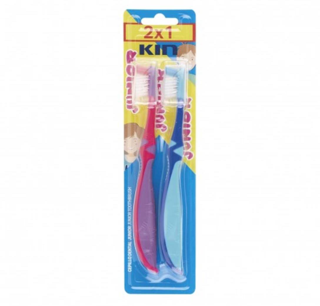 KIN - Estuche viaje con cepillo de dientes infantil cocodrilo y pasta  dental 25ml - FARMACIA ARRAZOLA